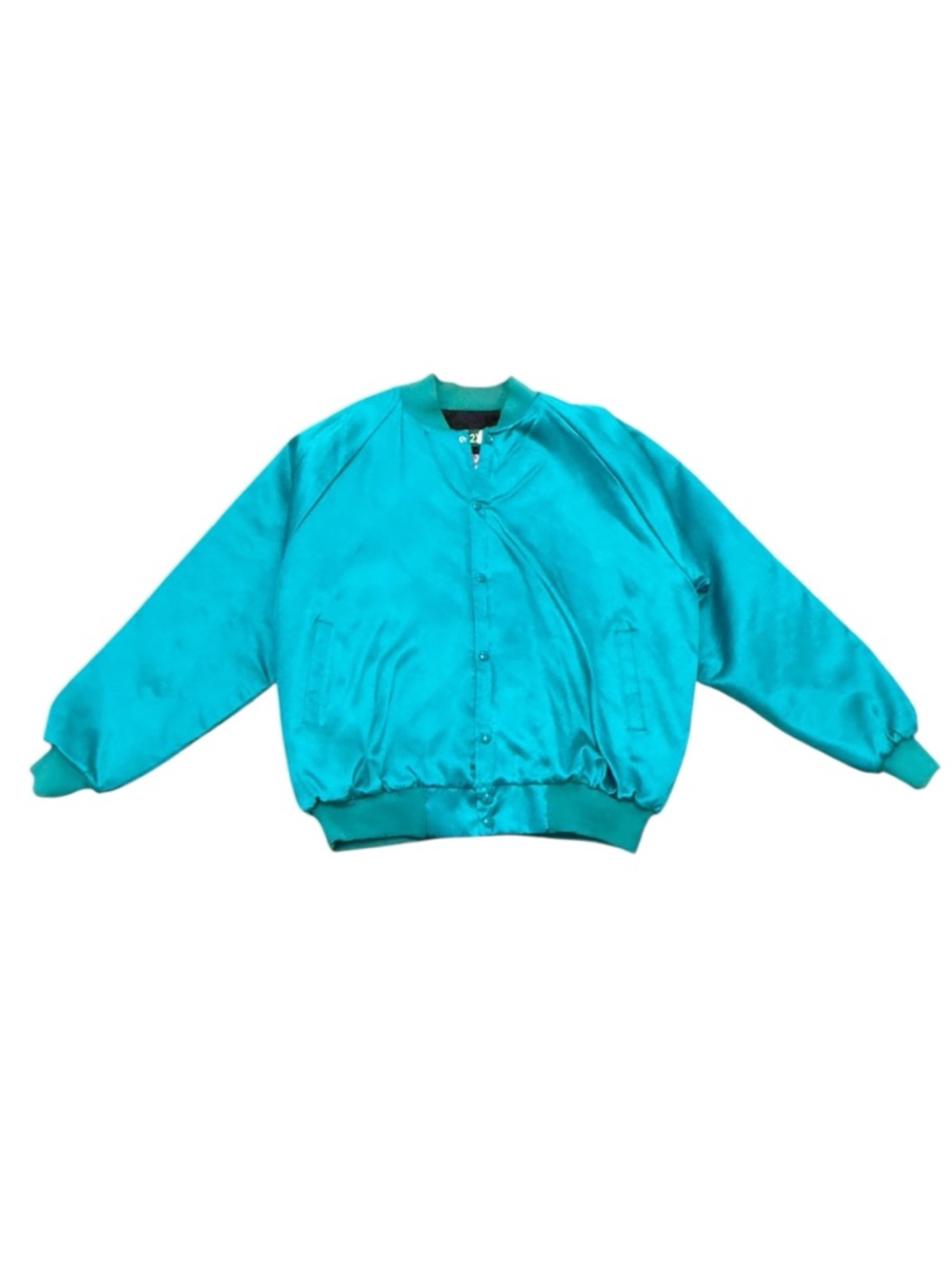 Men’s Vintage WearGuard Teal Nylon Jacket 1990s Made in USA